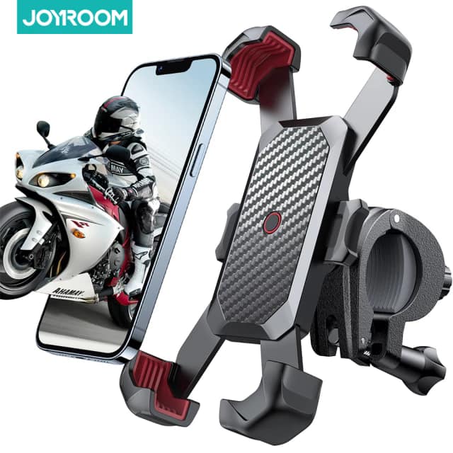 Joyroom Mount Jr-Zs288 Bike Phone Mount Quick Release Bicycle Handlebar Phone Holder for 4.7-7 inch Cell Phones – Black